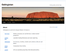 Tablet Screenshot of ozblogistan.com.au